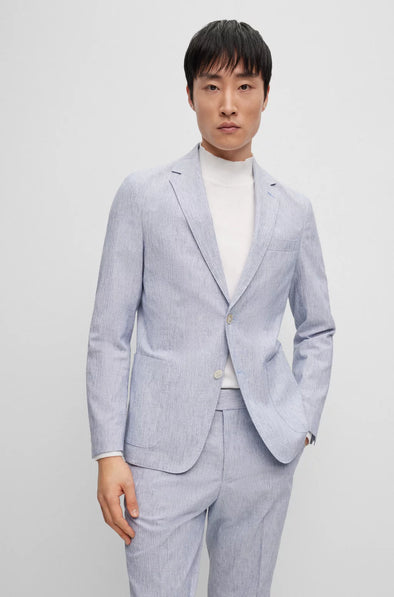 Hugo boss bright blue 2025 suit